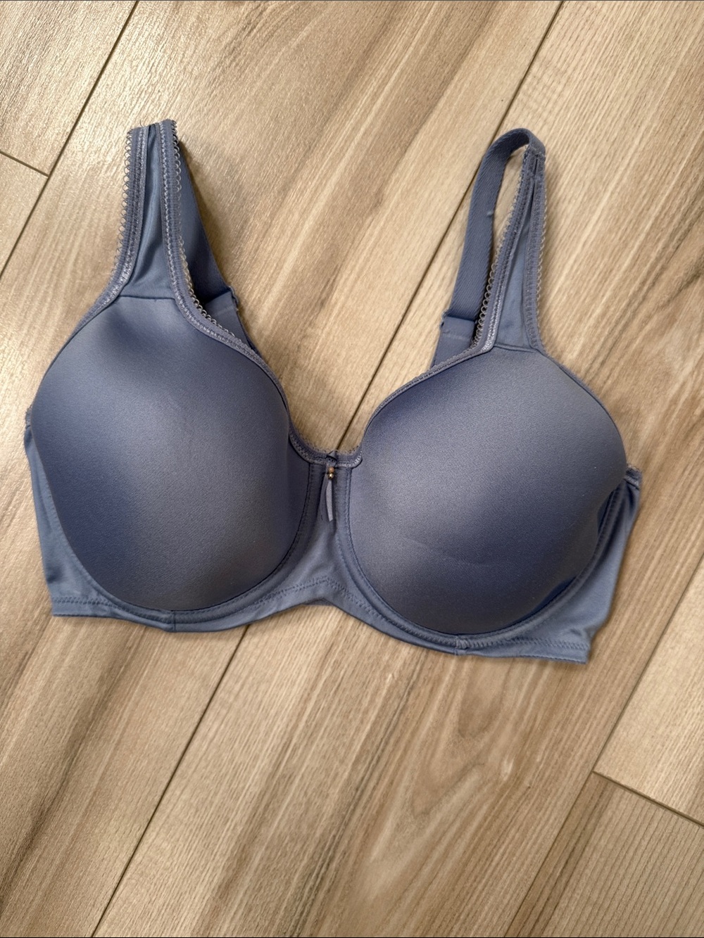 Wacoal lightly padded underwire bra in slate blue - 34 DD (34E)